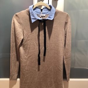 English Factory Combo Shirtdress XS